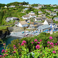 Buy canvas prints of cadgwith cove cornwall by Kevin Britland