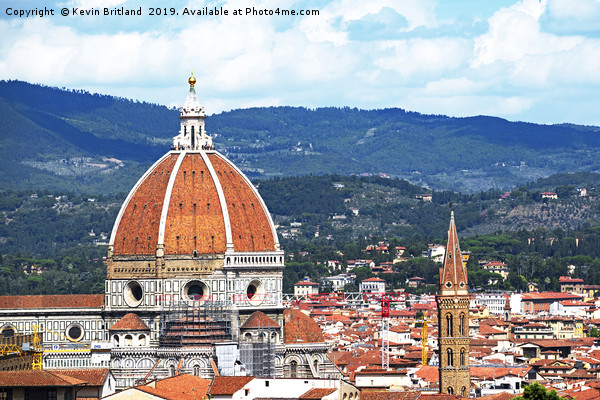 florence italy Picture Board by Kevin Britland