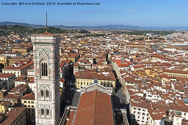 florence italy Picture Board by Kevin Britland