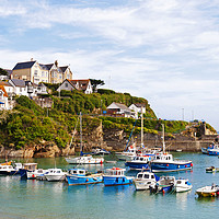 Buy canvas prints of newquay harbour cornwall by Kevin Britland