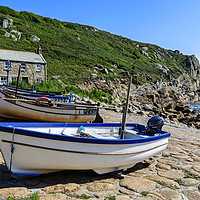Buy canvas prints of penberth cove cornwall by Kevin Britland