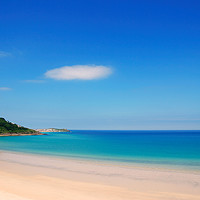 Buy canvas prints of carbis bay, st ives, cornwall by Kevin Britland