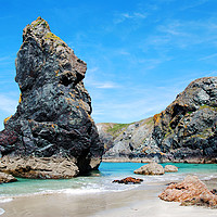 Buy canvas prints of kynance cove cornwall by Kevin Britland