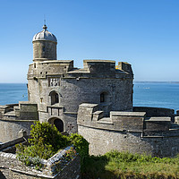 Buy canvas prints of st mawes castle cornwall by Kevin Britland