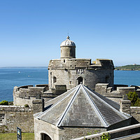 Buy canvas prints of st mawes castle cornwall by Kevin Britland