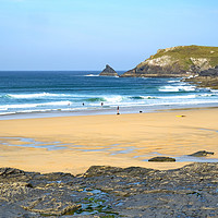 Buy canvas prints of Boobys Bay Cornwall by Kevin Britland