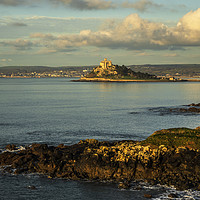Buy canvas prints of mounts bay cornwall by Kevin Britland