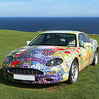 Buy canvas prints of Aston Martin motor car by Kevin Britland