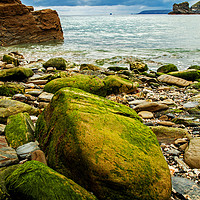 Buy canvas prints of rocky beach cornwall by Kevin Britland