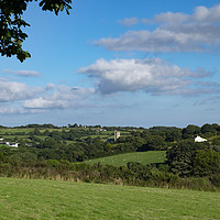 Buy canvas prints of rural view cornwall by Kevin Britland
