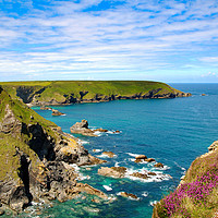 Buy canvas prints of hells mouth cornwall by Kevin Britland