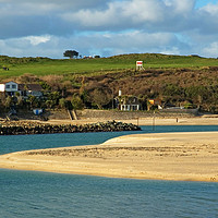 Buy canvas prints of hayle estuary cornwall by Kevin Britland