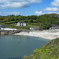 Buy canvas prints of swanpool beach falmouth cornwall by Kevin Britland