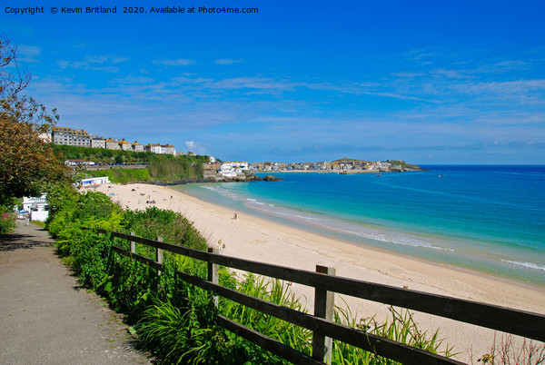 porthminster beach st ives Picture Board by Kevin Britland
