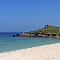 Buy canvas prints of porthmeor beach st ives by Kevin Britland