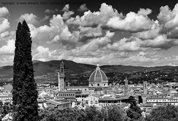 rooftops of florence italy Picture Board by Kevin Britland