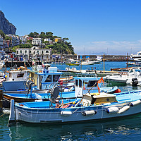 Buy canvas prints of The island of capri italy by Kevin Britland