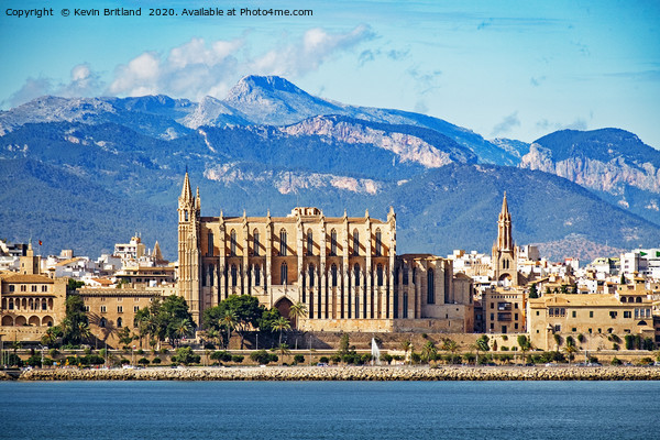 Palma cathedral majorca Picture Board by Kevin Britland