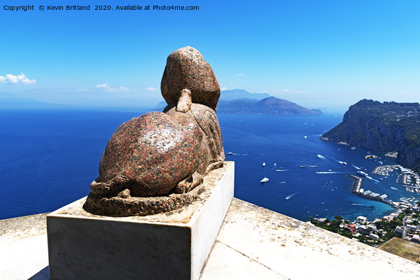 view from anacapri italy Picture Board by Kevin Britland