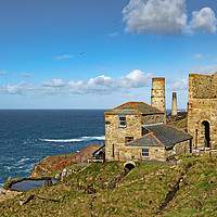 Buy canvas prints of Levant Tin Mine Cornwall by Kevin Britland