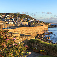Buy canvas prints of Mousehole sunrise cornwall by Kevin Britland
