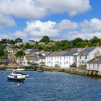 Buy canvas prints of Flushing village Cornwall by Kevin Britland