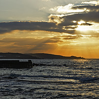 Buy canvas prints of mounts bay cornwall by Kevin Britland