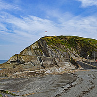 Buy canvas prints of capstone hill ifracombe by Kevin Britland