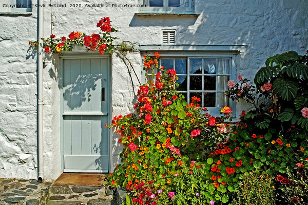 Roses round the door Picture Board by Kevin Britland