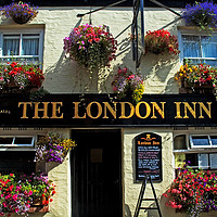 Buy canvas prints of The London Inn Padstow Cornwall by Kevin Britland