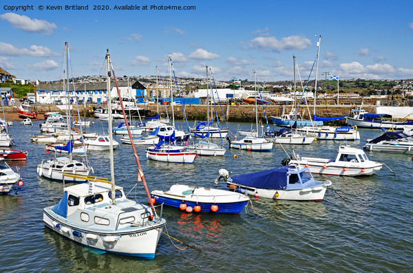 paignton harbour Picture Board by Kevin Britland