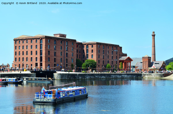 albert dock liverpool Picture Board by Kevin Britland