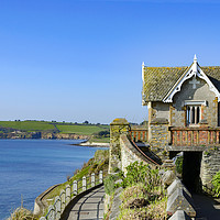 Buy canvas prints of victorian bathing hut falmouth by Kevin Britland