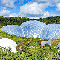 Buy canvas prints of eden project cornwall by Kevin Britland