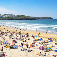 Buy canvas prints of fistral beach newquay by Kevin Britland