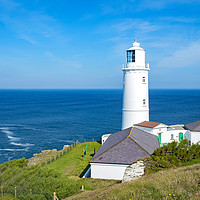 Buy canvas prints of cornish lighthouse by Kevin Britland