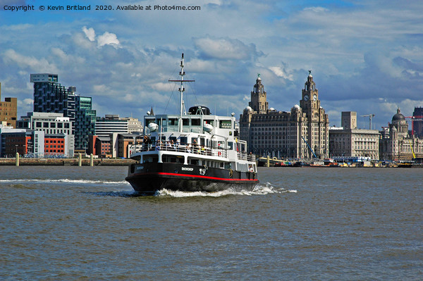 mersey ferry snowdrop Picture Board by Kevin Britland