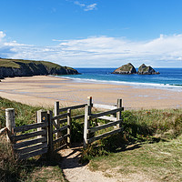 Buy canvas prints of Holywell Bay Cornwall by Kevin Britland