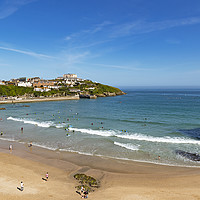 Buy canvas prints of newquay cornwall by Kevin Britland