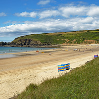 Buy canvas prints of praa sands cornwall by Kevin Britland