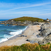 Buy canvas prints of little fistral cornwall by Kevin Britland