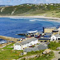Buy canvas prints of sennen cove cornwall by Kevin Britland