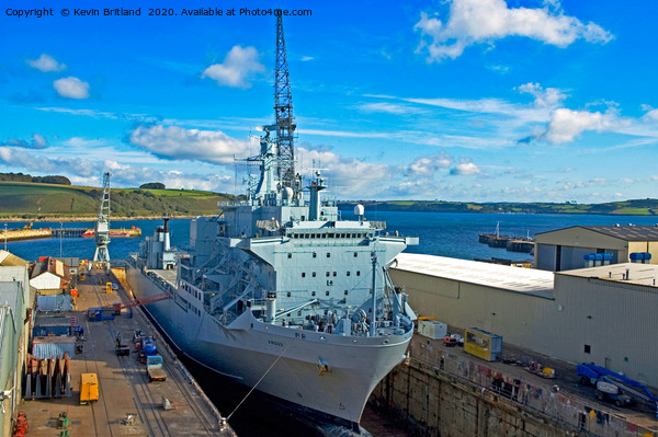 Pendennis shipyard falmouth Picture Board by Kevin Britland