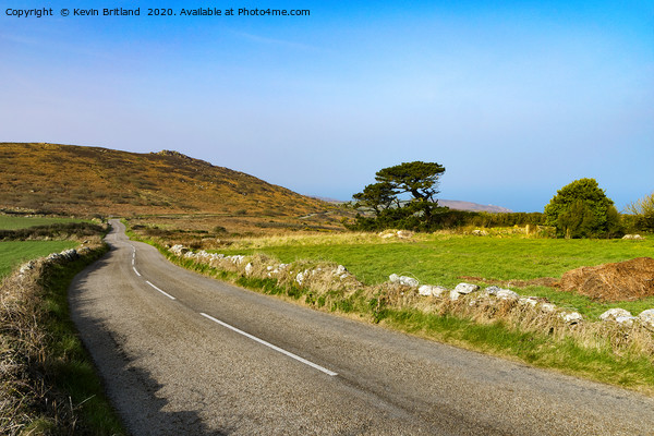 peaceful cornish road Picture Board by Kevin Britland