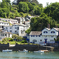 Buy canvas prints of bodinnick cornwall by Kevin Britland