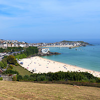 Buy canvas prints of st ives view cornwall by Kevin Britland