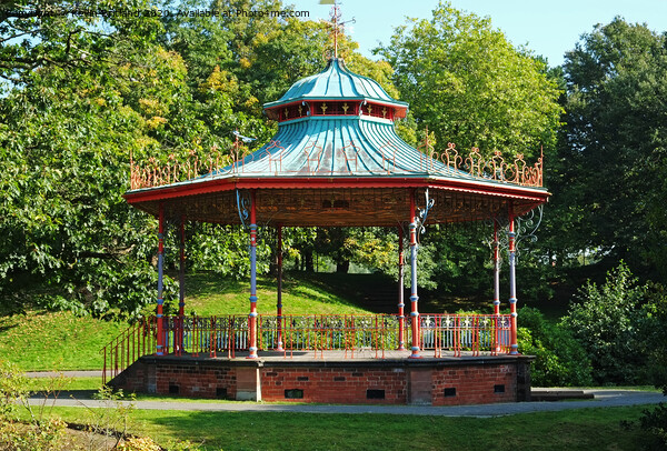 victorian bandstand Picture Board by Kevin Britland