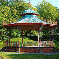 Buy canvas prints of victorian bandstand by Kevin Britland