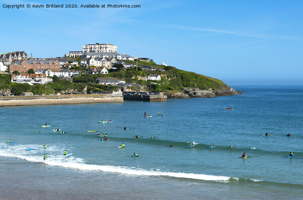 towan beach newquay Picture Board by Kevin Britland
