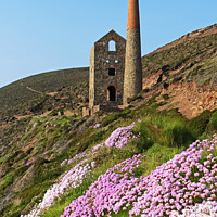 Buy canvas prints of old cornish tin mine by Kevin Britland